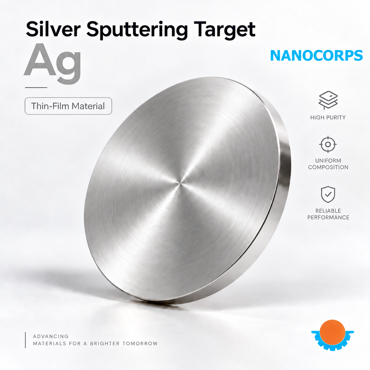 Silver Sputtering Target