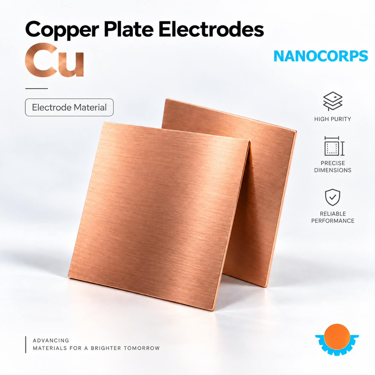 Copper Plate Electrodes