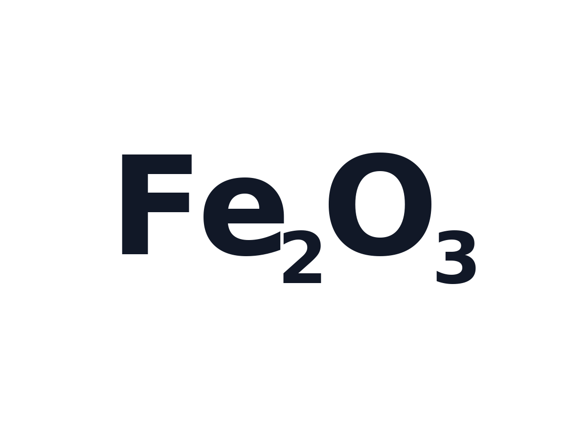 Iron Oxide Nanoparticles (Fe2O3)