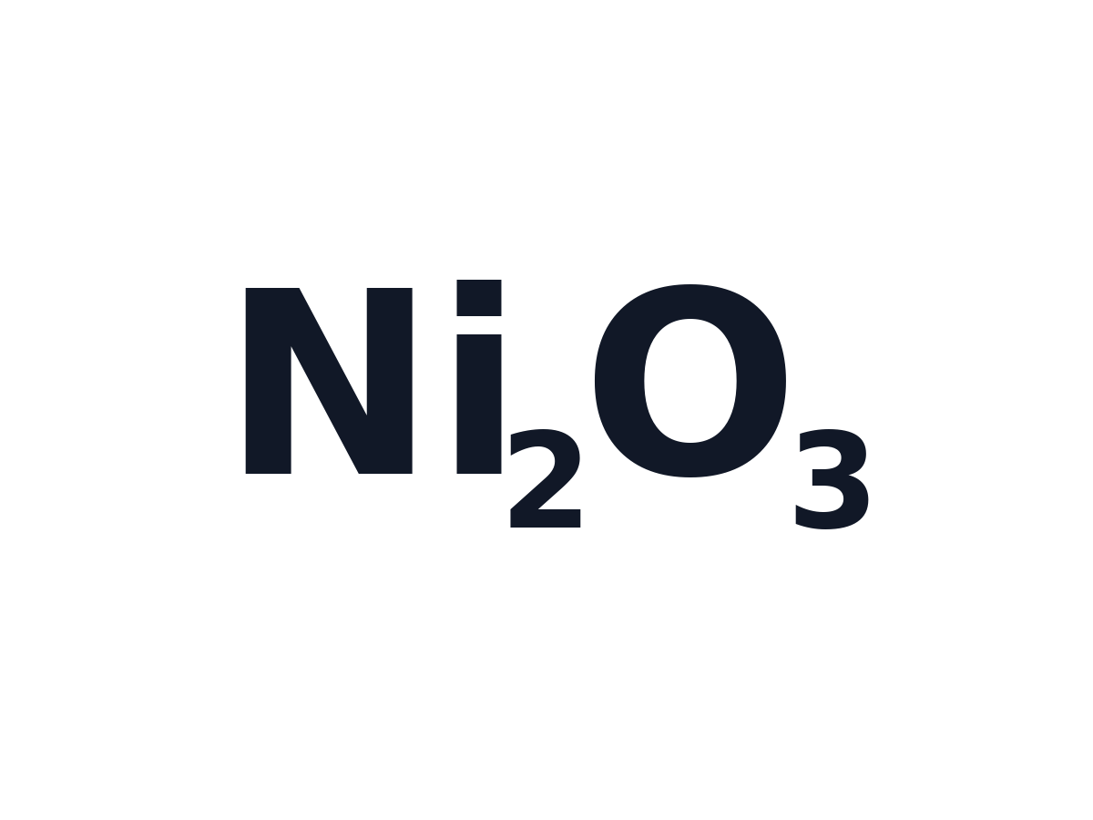 Nickel (III) Oxide Nanoparticles (Ni2O3)