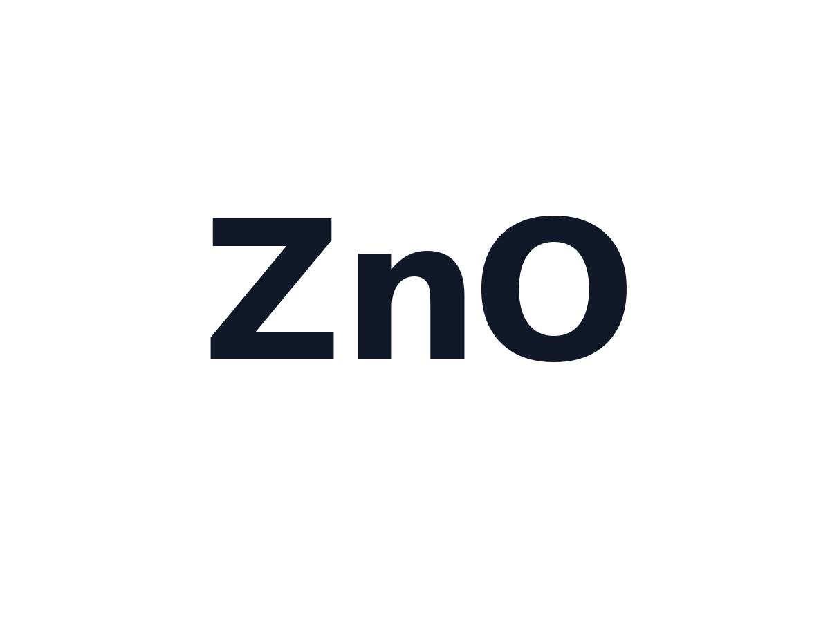 Zinc Oxide Nanoparticles (ZnO)